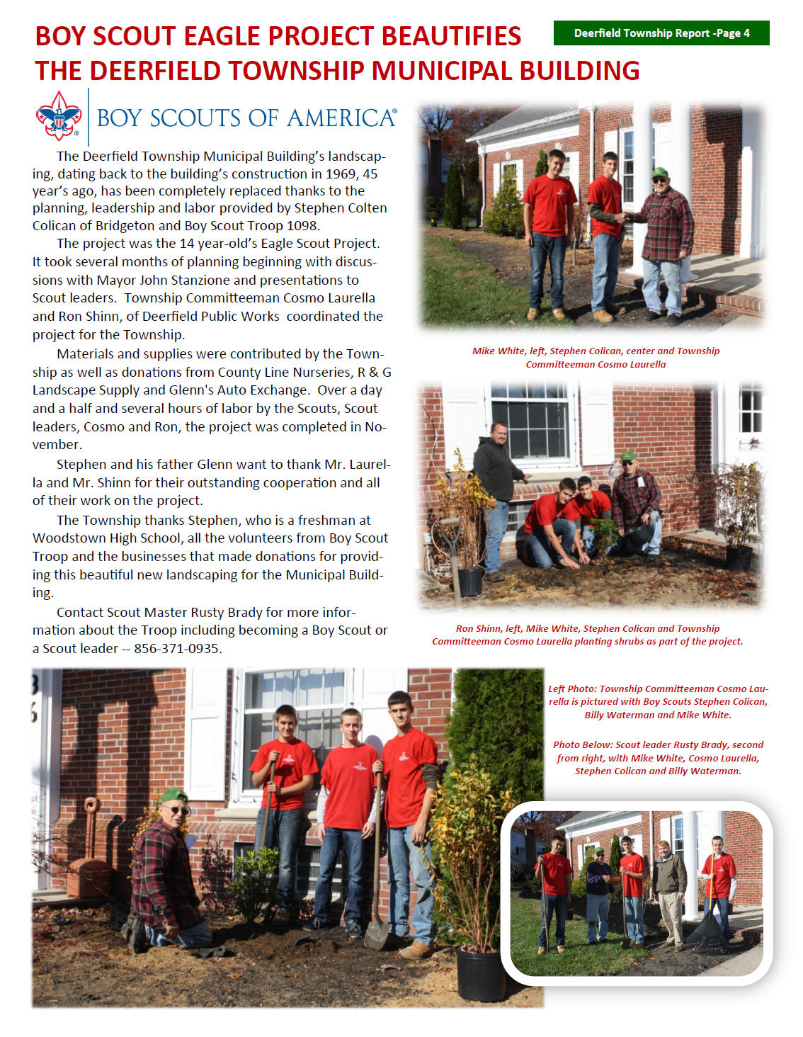 Deerfield Township News